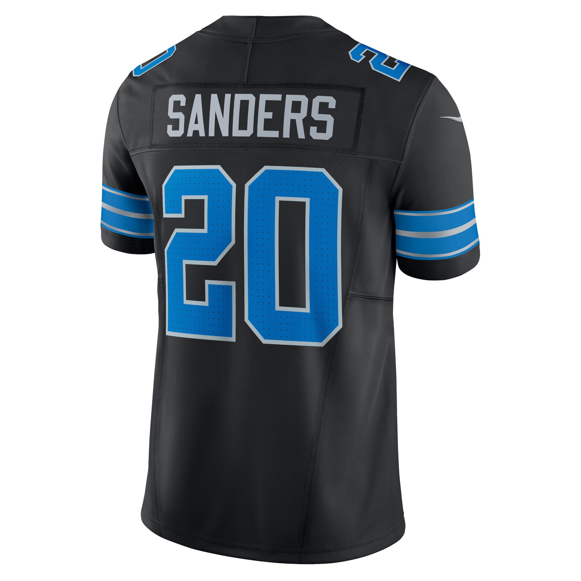 Men's Nike Barry Sanders Black Detroit Lions 2nd Alternate Vapor F.U.S.E. Limited Jersey 3 Men's Nike Barry Sanders Black Detroit Lions 2nd Alternate Vapor F.U.S.E. Limited Jersey