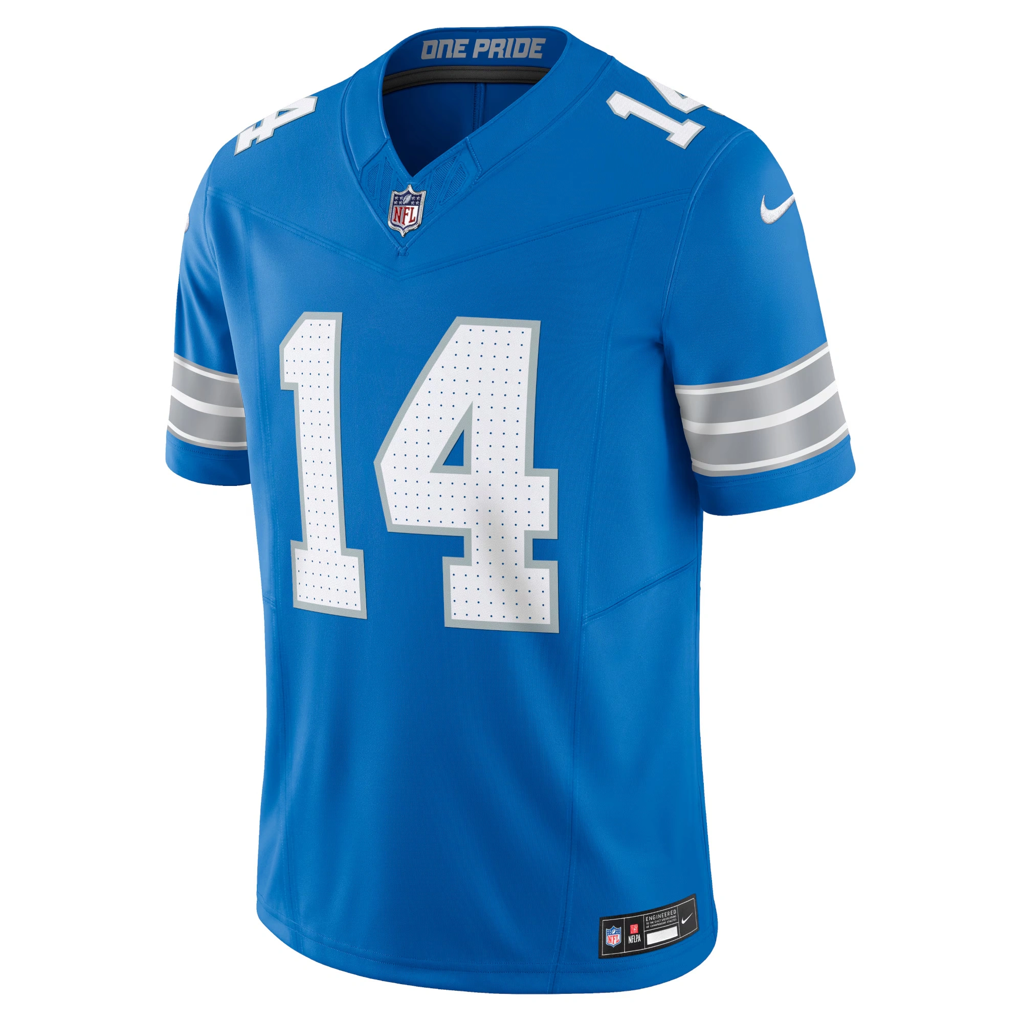 Men's Nike Amon-Ra St. Brown Blue Detroit Lions Vapor F.U.S.E. Limited Jersey