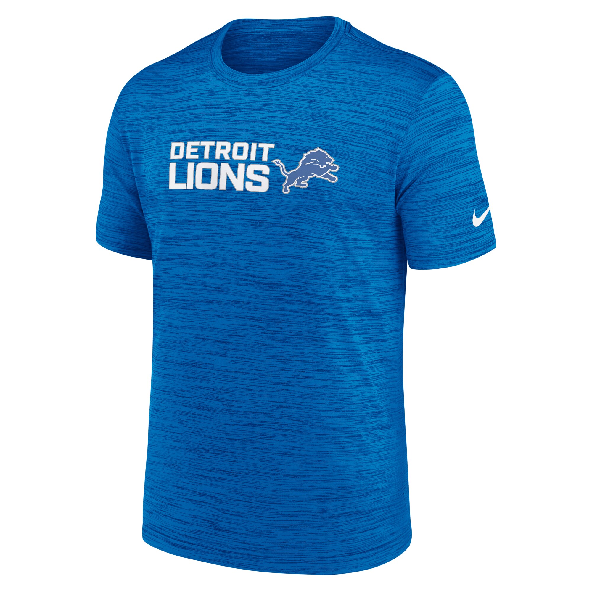 Men's Nike Blue Detroit Lions Big & Tall Primetime Reverse Play Velocity Performance T-Shirt