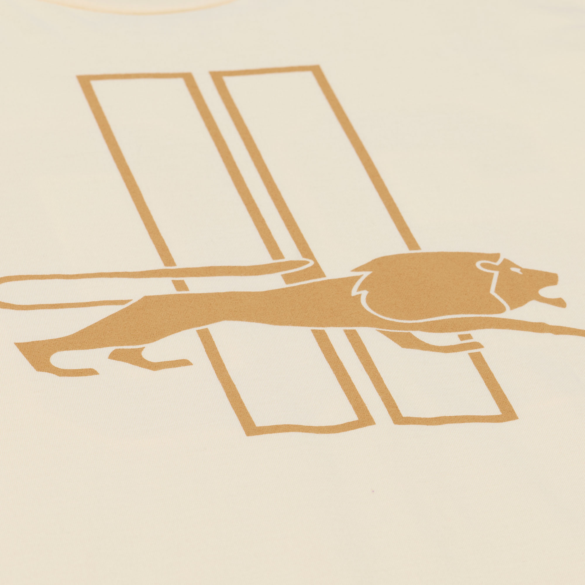 Men's Mitchell & Ness Barry Sanders Cream Detroit Lions Sandman Name & Number T-Shirt 4 Men's Mitchell & Ness Barry Sanders Cream Detroit Lions Sandman Name & Number T-Shirt