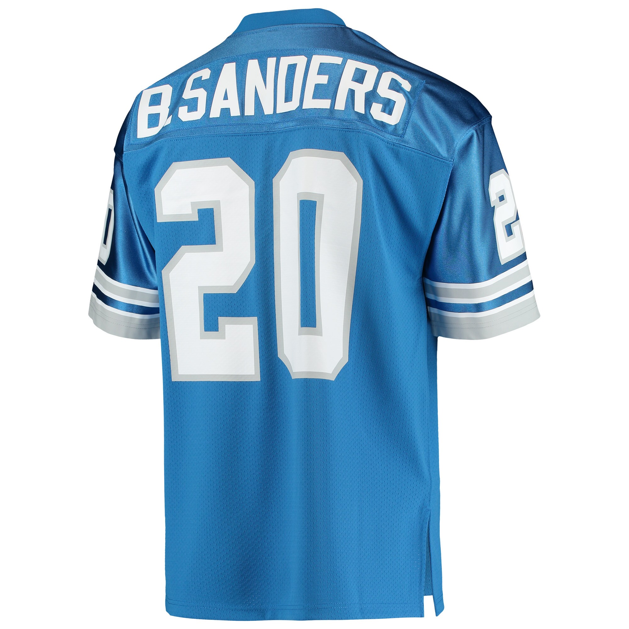Men's Mitchell & Ness Barry Sanders Blue Detroit Lions 1991 Authentic Throwback Retired Player Jersey