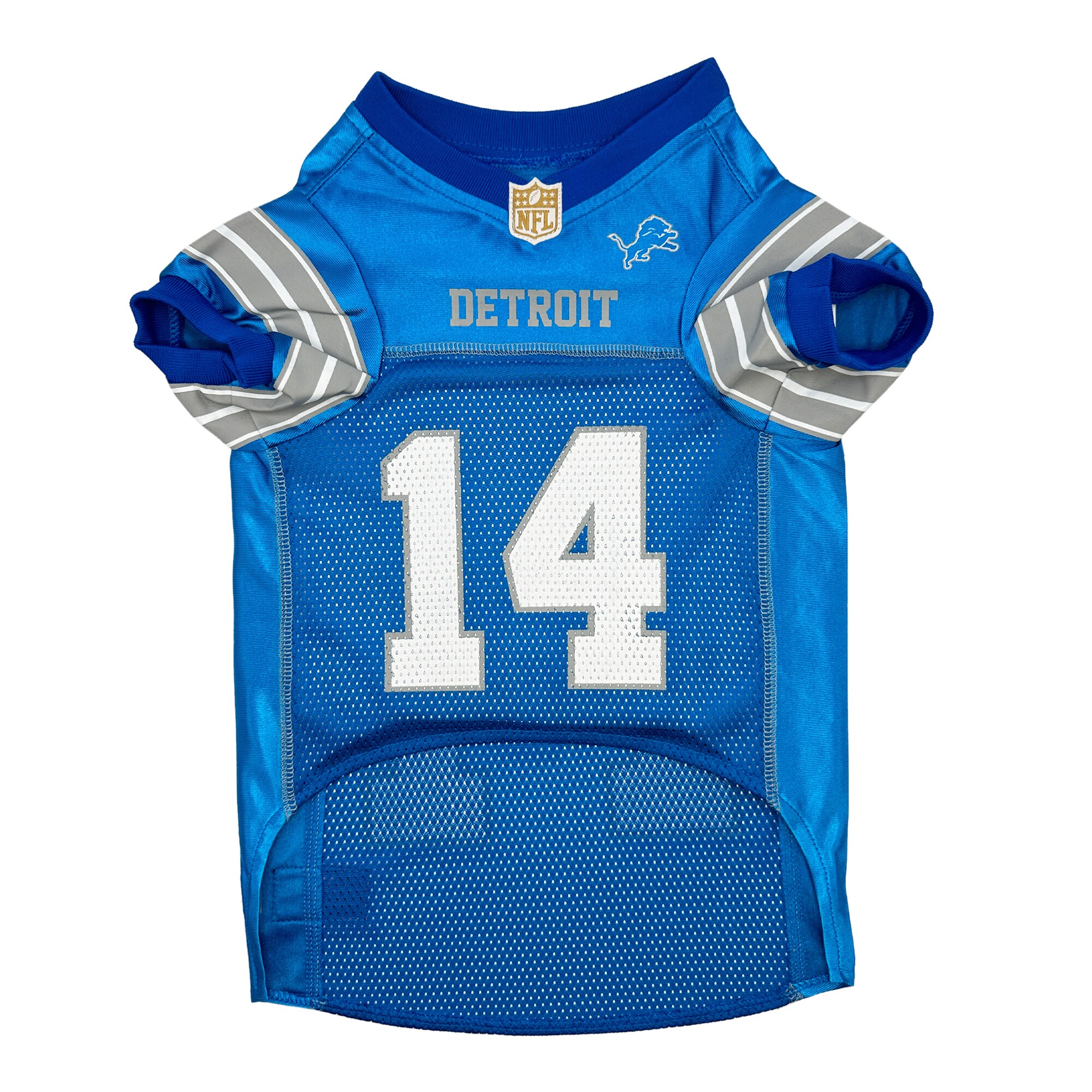 Amon-Ra St. Brown Blue Detroit Lions Player Pet Jersey