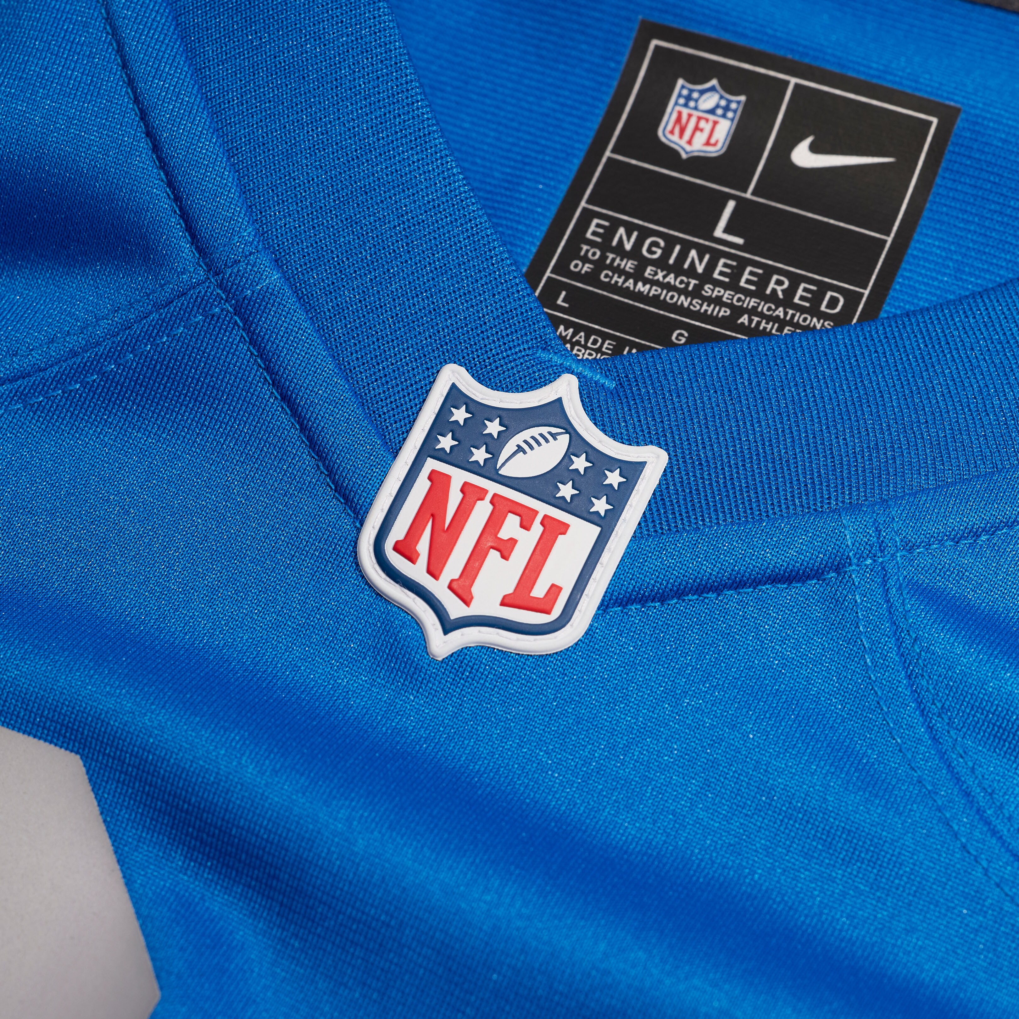 Men's Nike Sam LaPorta Blue Detroit Lions Alternate Game Jersey 4 Men's Nike Sam LaPorta Blue Detroit Lions Alternate Game Jersey