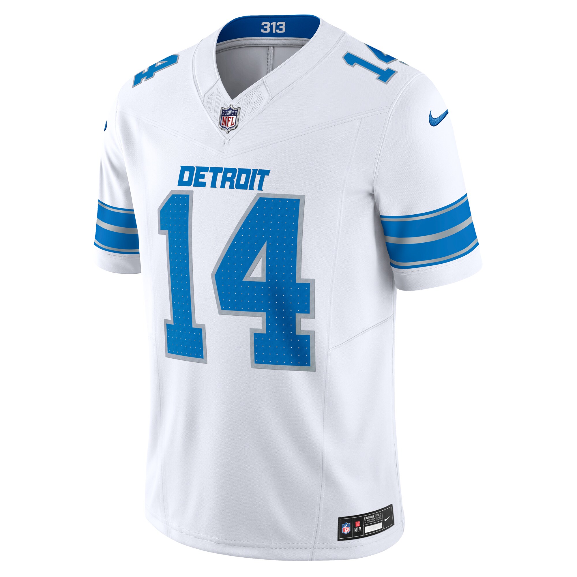 Men's Nike Amon-Ra St. Brown White Detroit Lions Vapor F.U.S.E. Limited Jersey