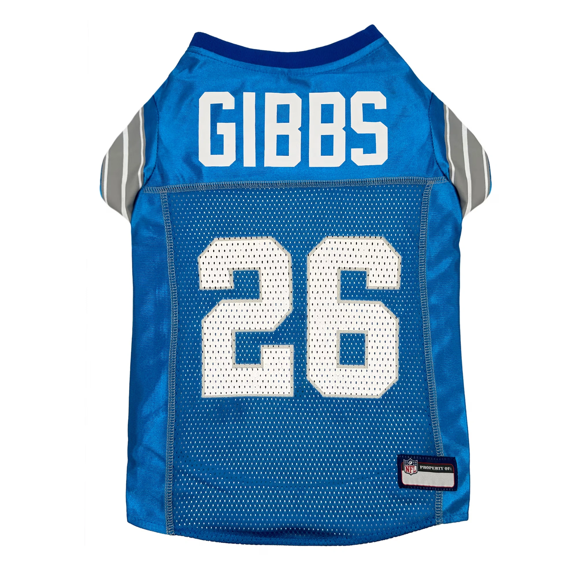 Jahmyr Gibbs Blue Detroit Lions Player Pet Jersey
