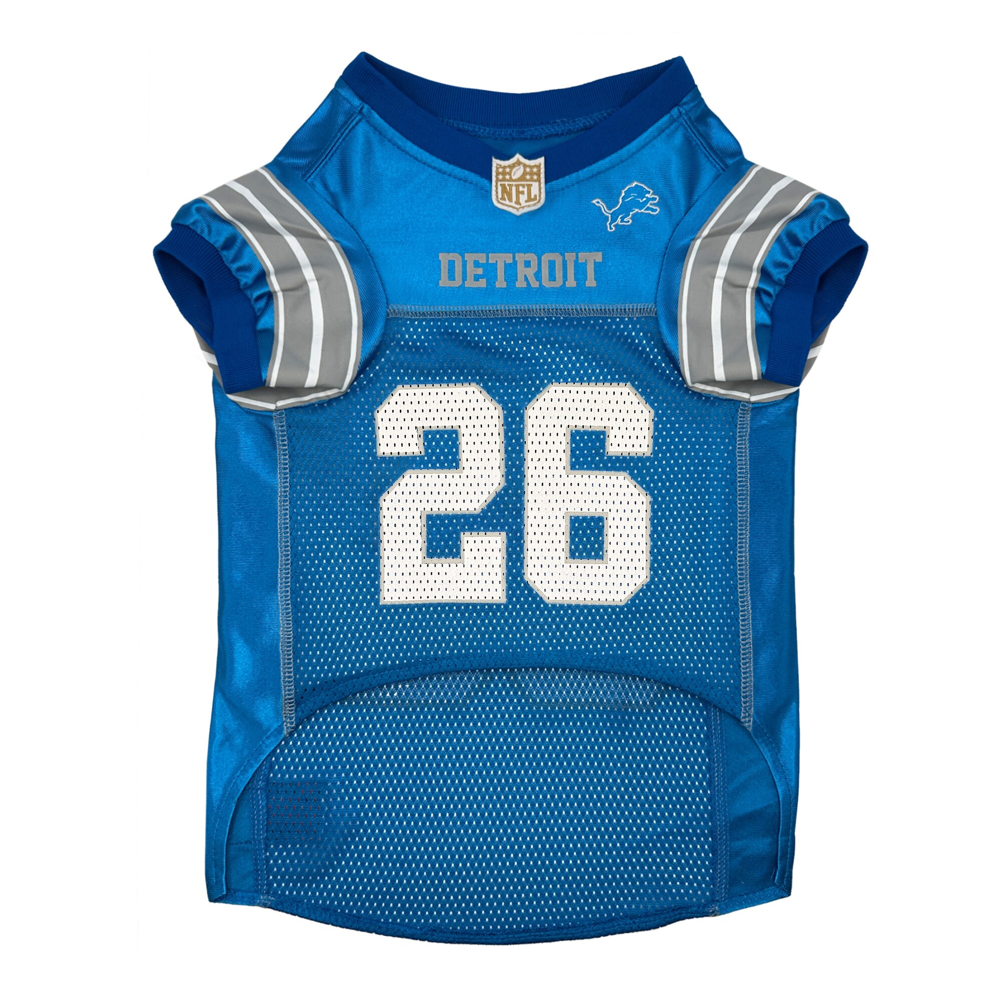 Jahmyr Gibbs Blue Detroit Lions Player Pet Jersey