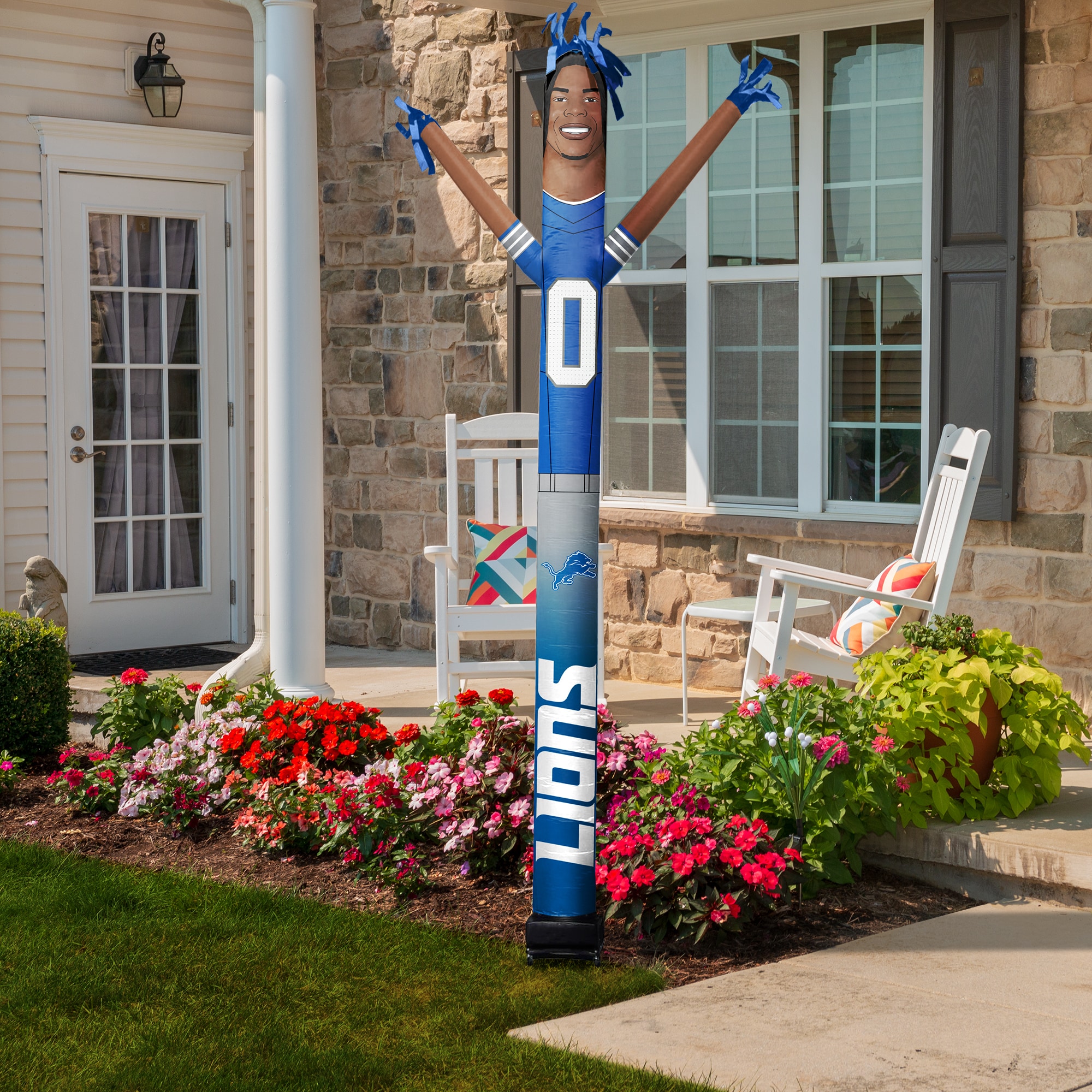 Jahmyr Gibbs Detroit Lions 8' Inflatable Crazy Sports Player 4 Jahmyr Gibbs Detroit Lions 8' Inflatable Crazy Sports Player