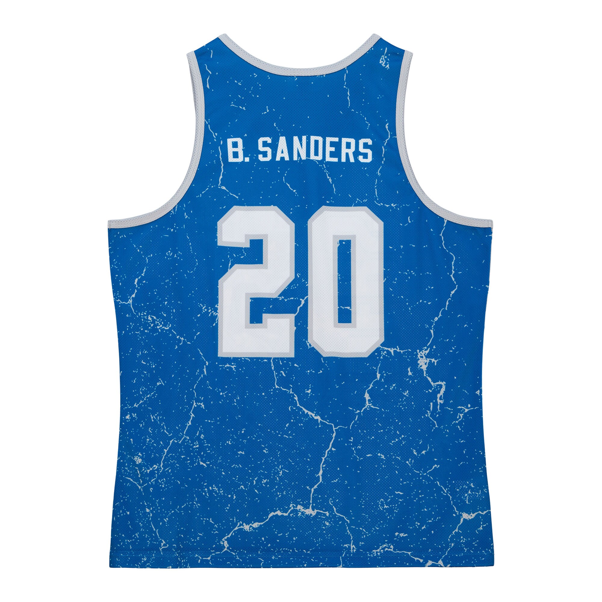 Men's Mitchell & Ness Barry Sanders Blue Detroit Lions 1991 Player Burst Tank Top 3 Men's Mitchell & Ness Barry Sanders Blue Detroit Lions 1991 Player Burst Tank Top