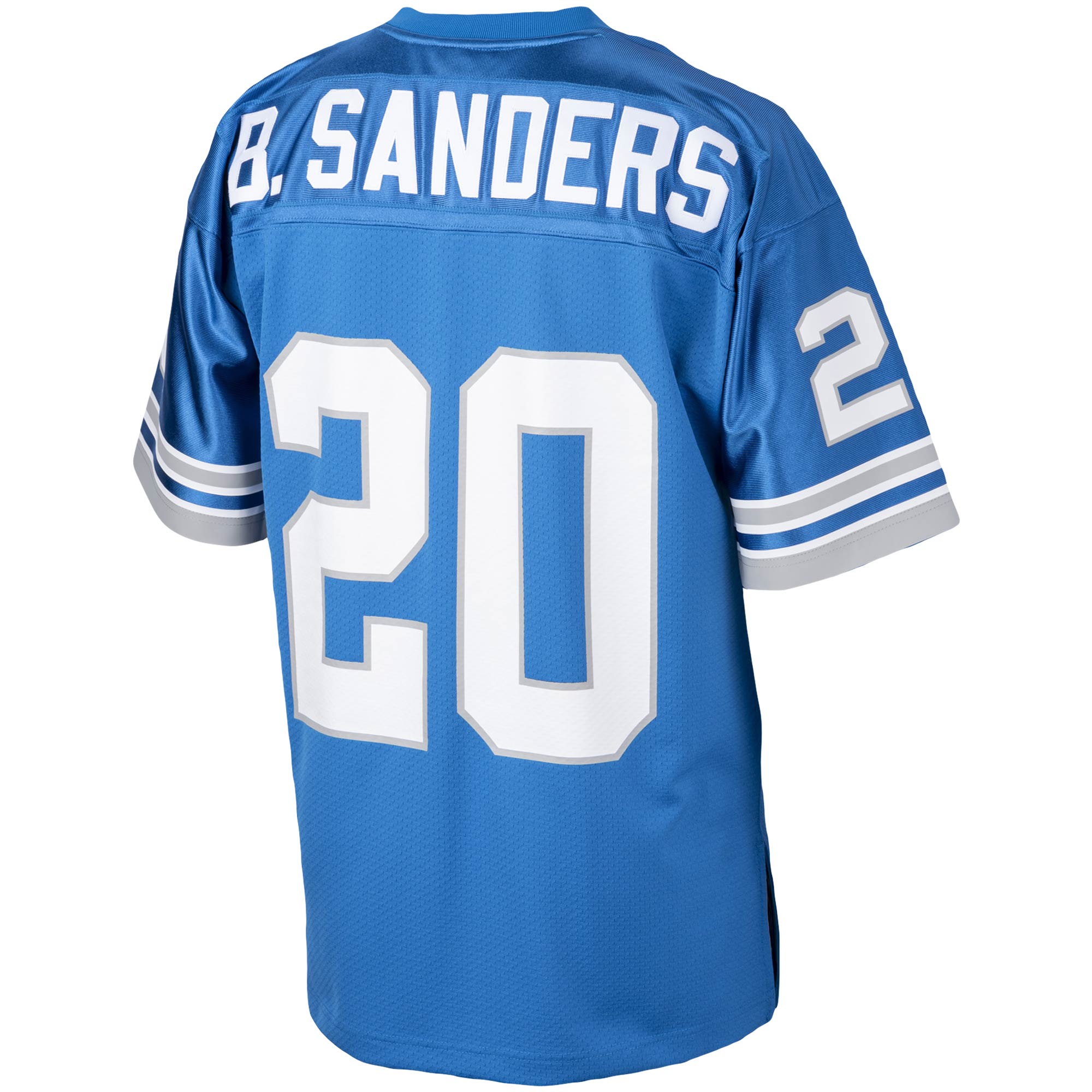 Men's Mitchell & Ness Barry Sanders Blue Detroit Lions 1993 Authentic Throwback Retired Player Jersey
