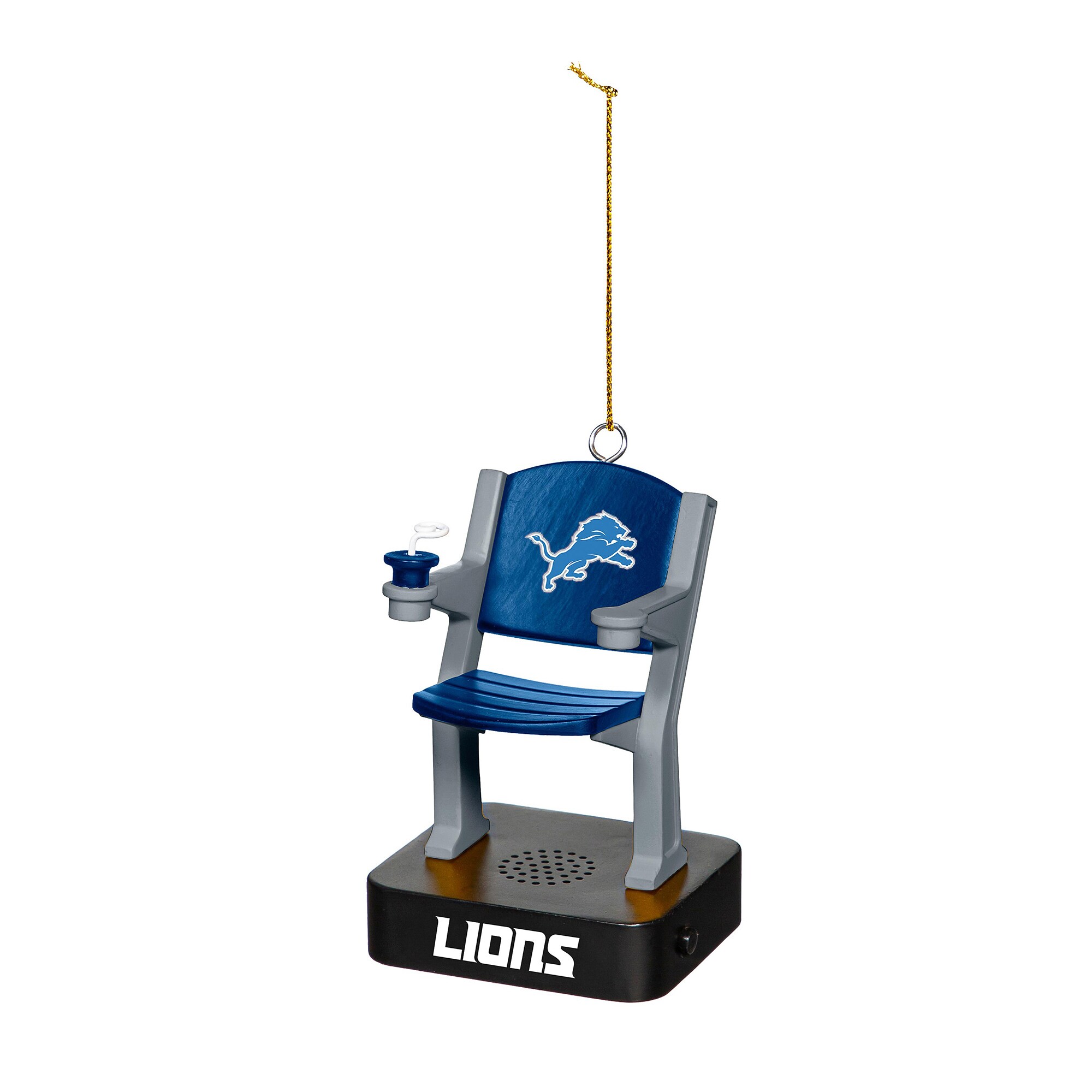 Detroit Lions Stadium Seat Ornament with Sound