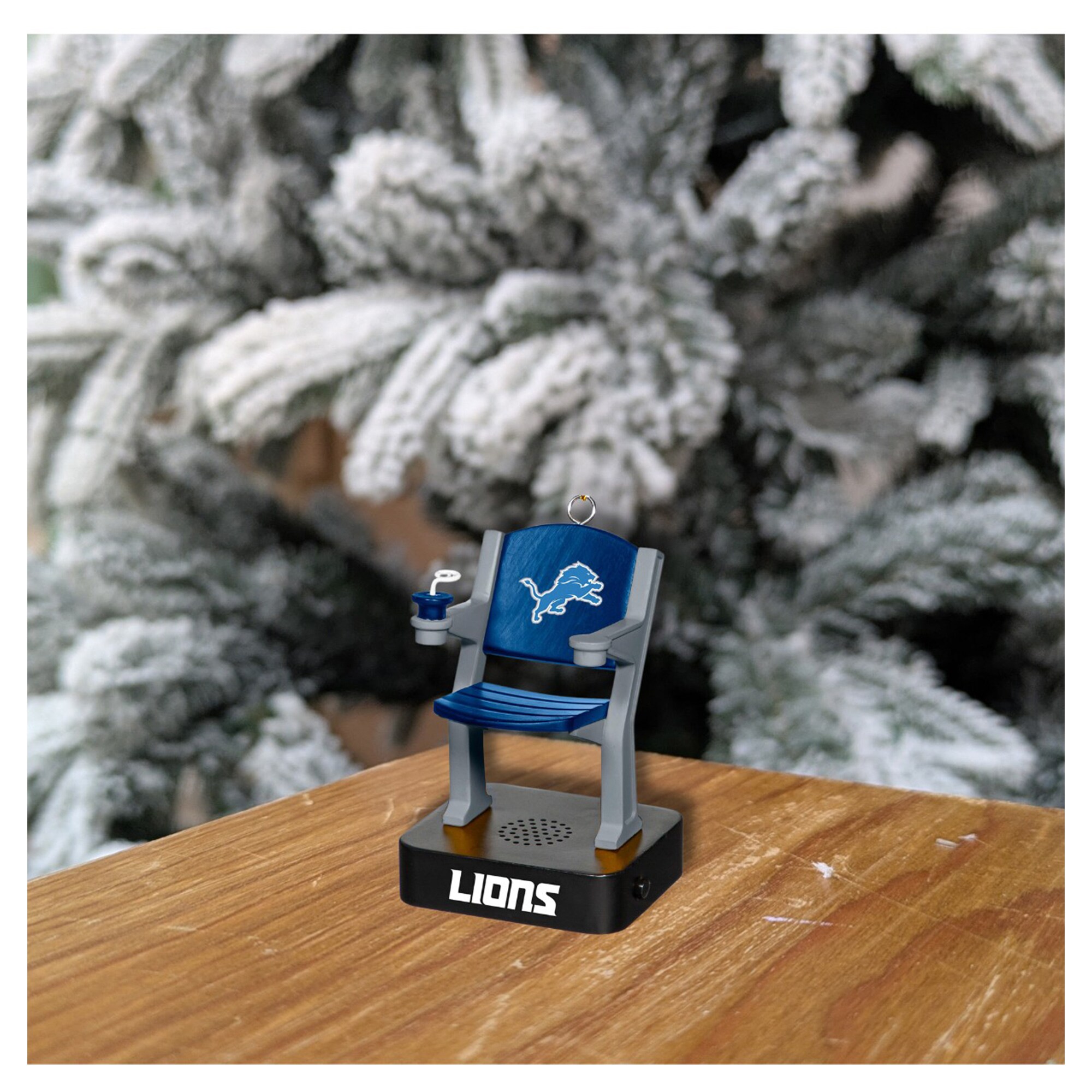 Detroit Lions Stadium Seat Ornament with Sound