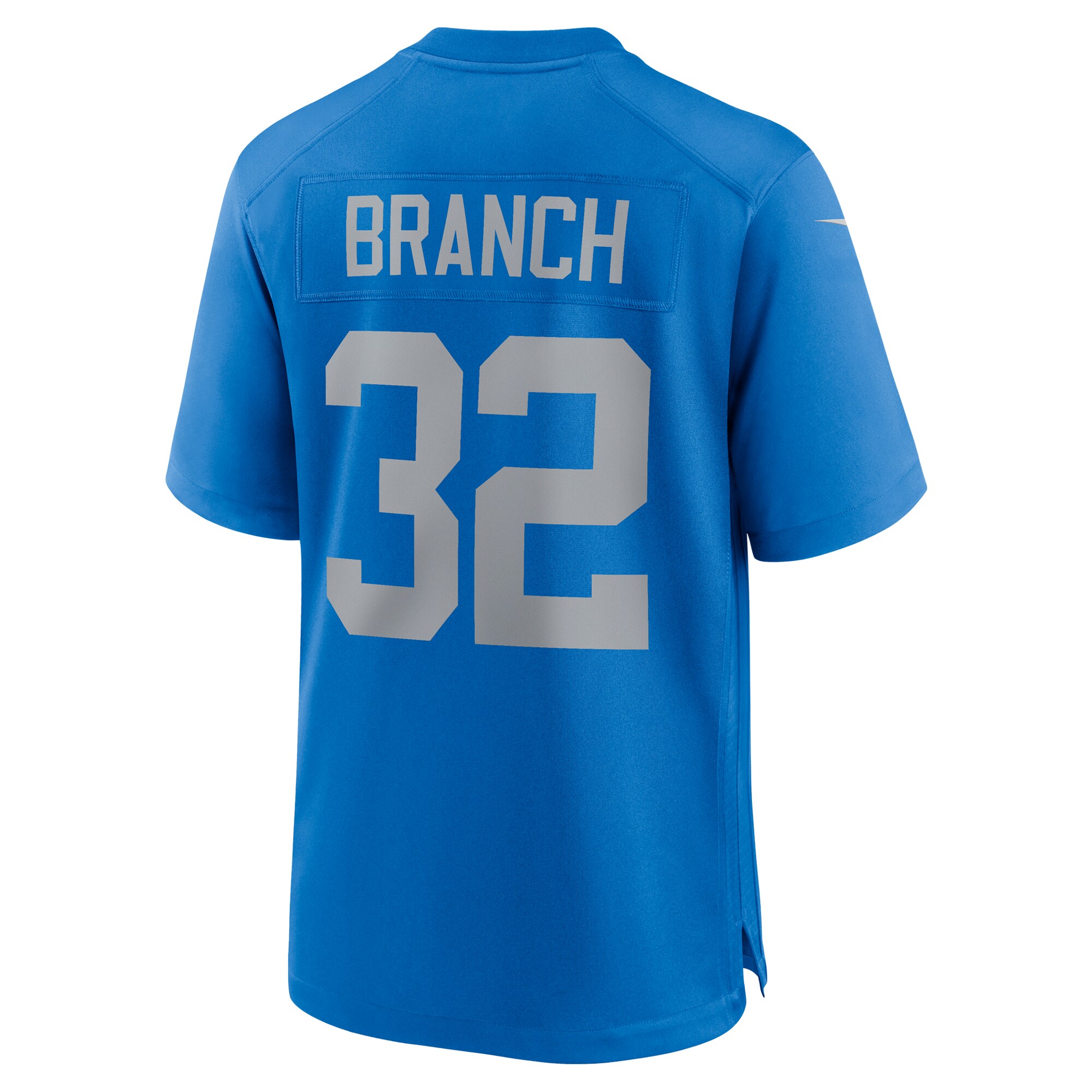 Men's Nike Brian Branch Blue Detroit Lions Alternate Game Jersey 3 Men's Nike Brian Branch Blue Detroit Lions Alternate Game Jersey