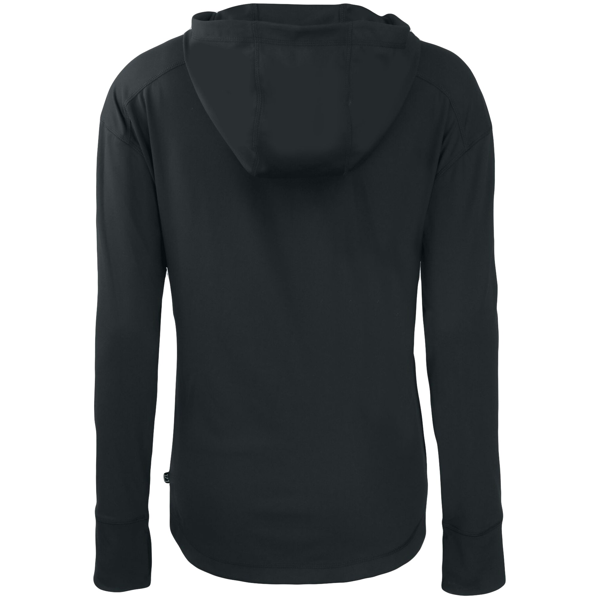 Women's Cutter & Buck Black Detroit Lions Primary Mark Daybreak Eco Recycled Full-Zip Hoodie 3 Women's Cutter & Buck Black Detroit Lions Primary Mark Daybreak Eco Recycled Full-Zip Hoodie