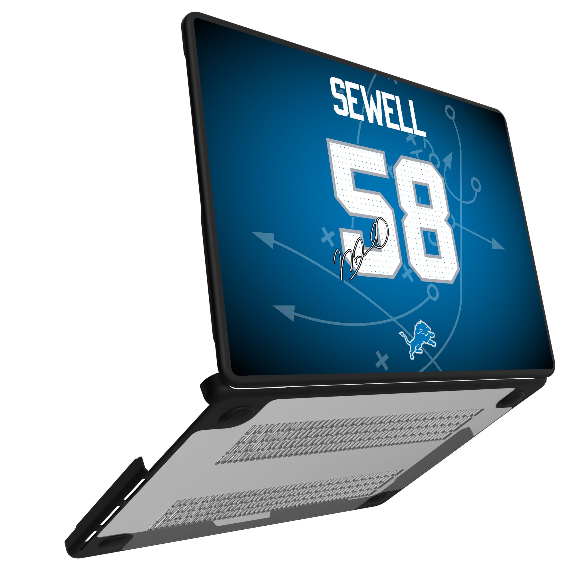 Keyscaper Penei Sewell Detroit Lions MacBook Case