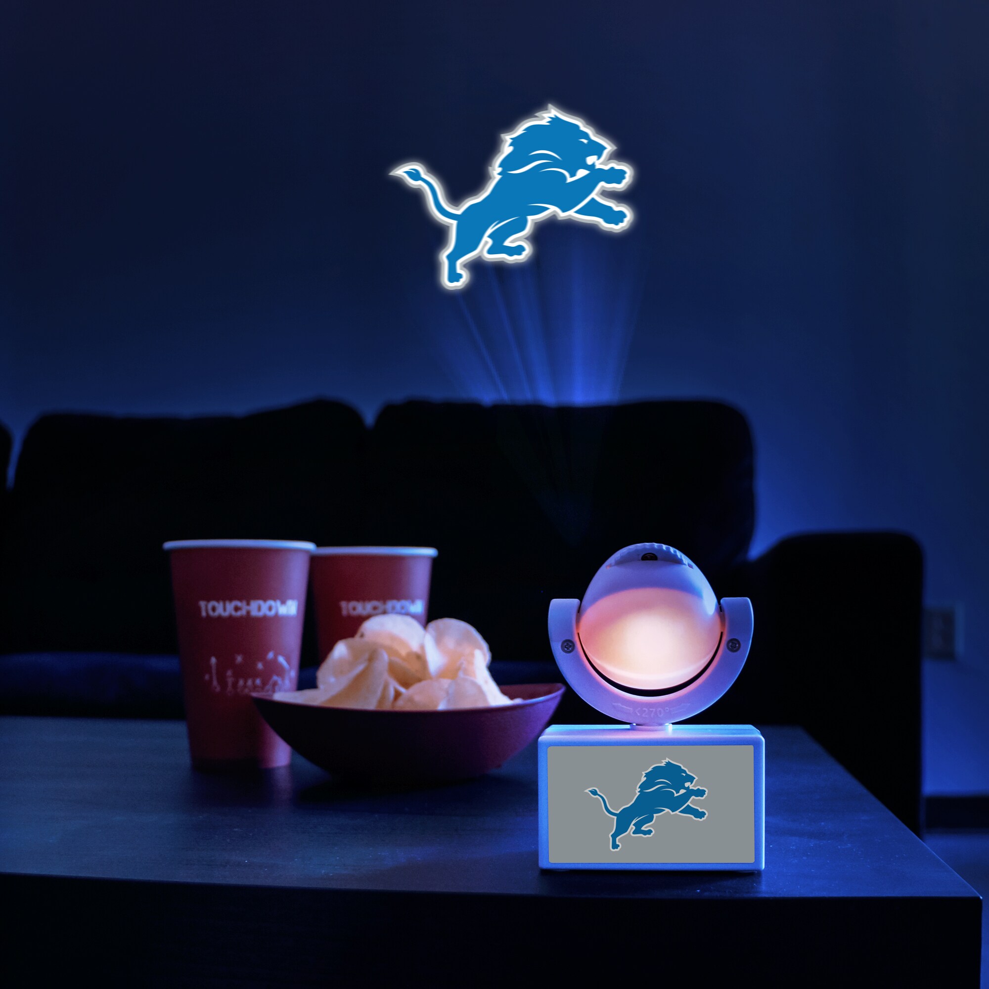 Detroit Lions LED Mini Spotlight Projector Nite Light 3 Detroit Lions LED Mini Spotlight Projector Nite Light