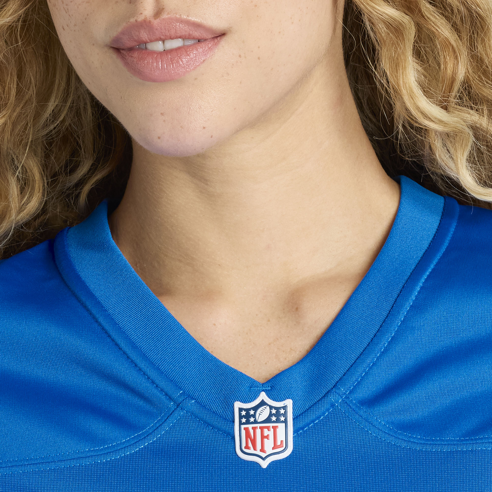 Women's Nike Barry Sanders Blue Detroit Lions Retired Player Game Jersey