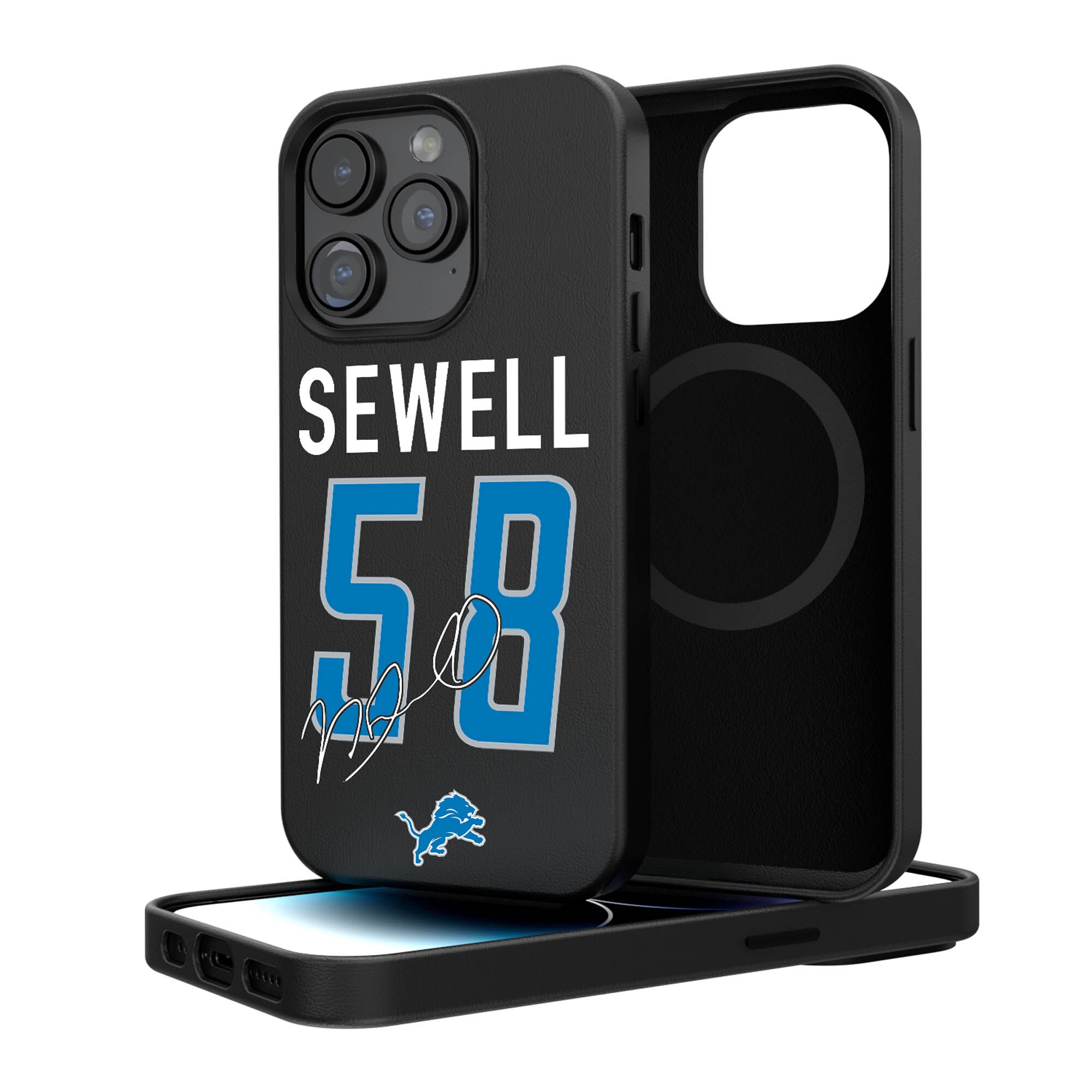 Keyscaper Penei Sewell Detroit Lions iPhone Magnetic Bump Case