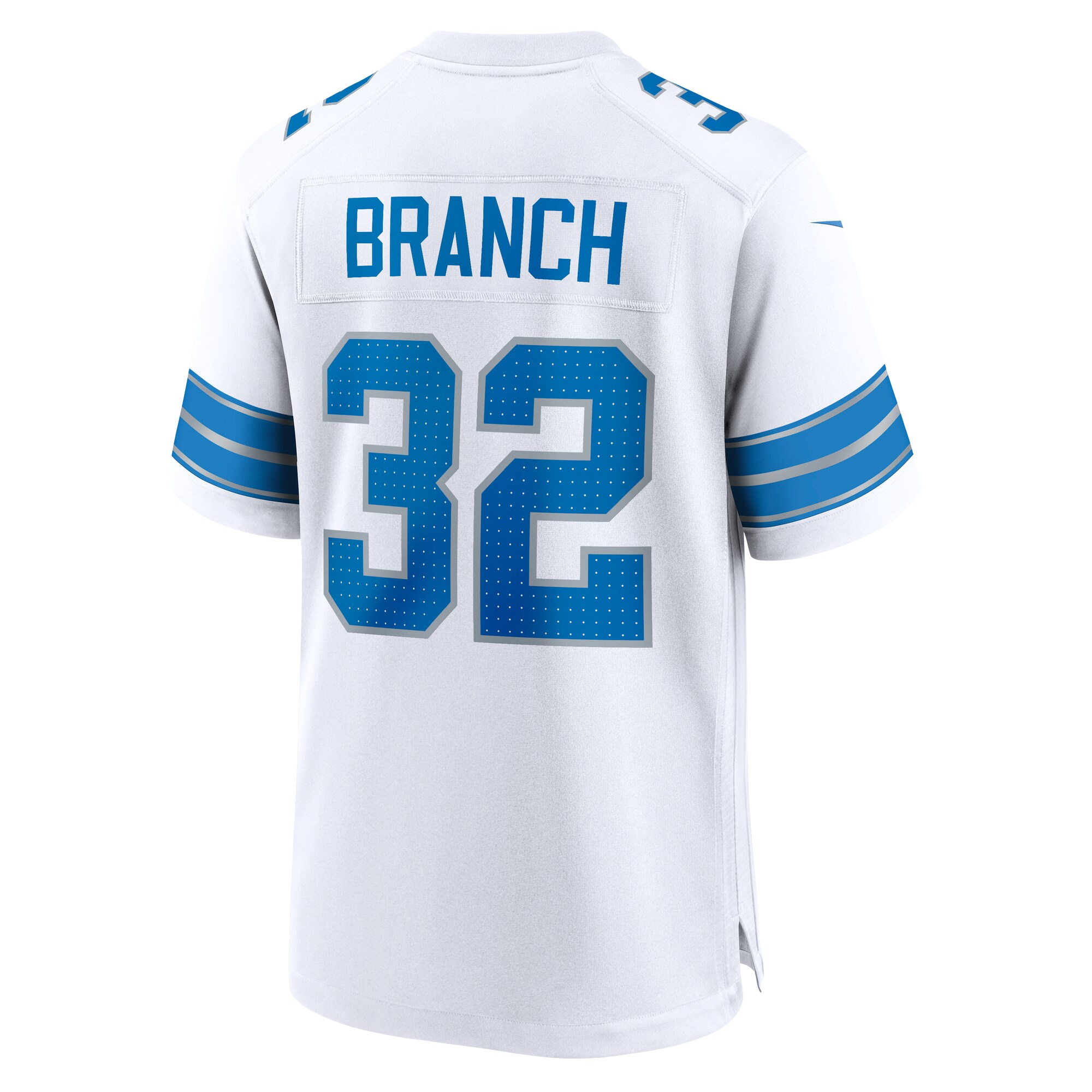 Men's Nike Brian Branch White Detroit Lions White Game Jersey 3 Men's Nike Brian Branch White Detroit Lions White Game Jersey