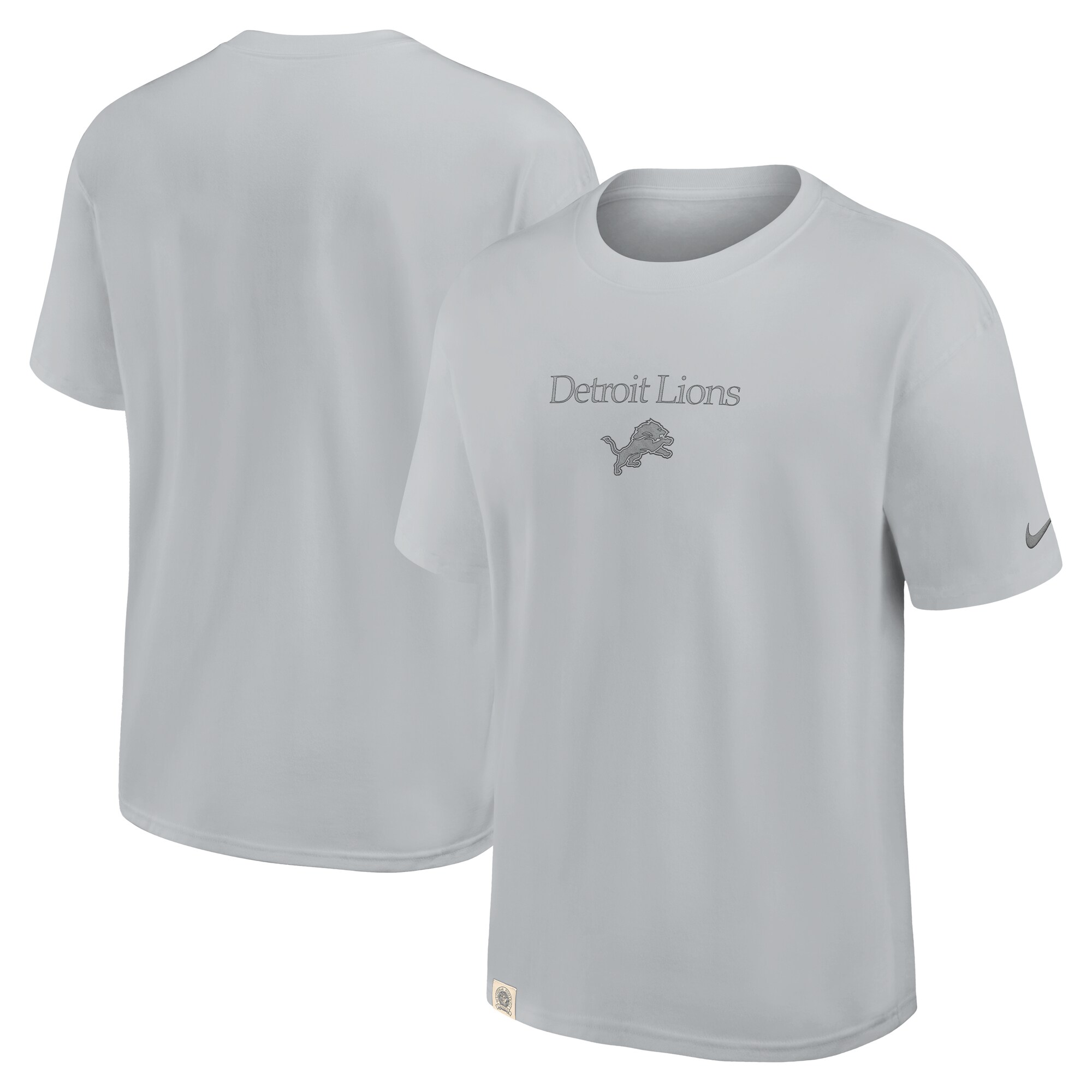 Men's Nike Gray Detroit Lions Glory Max90 T-Shirt