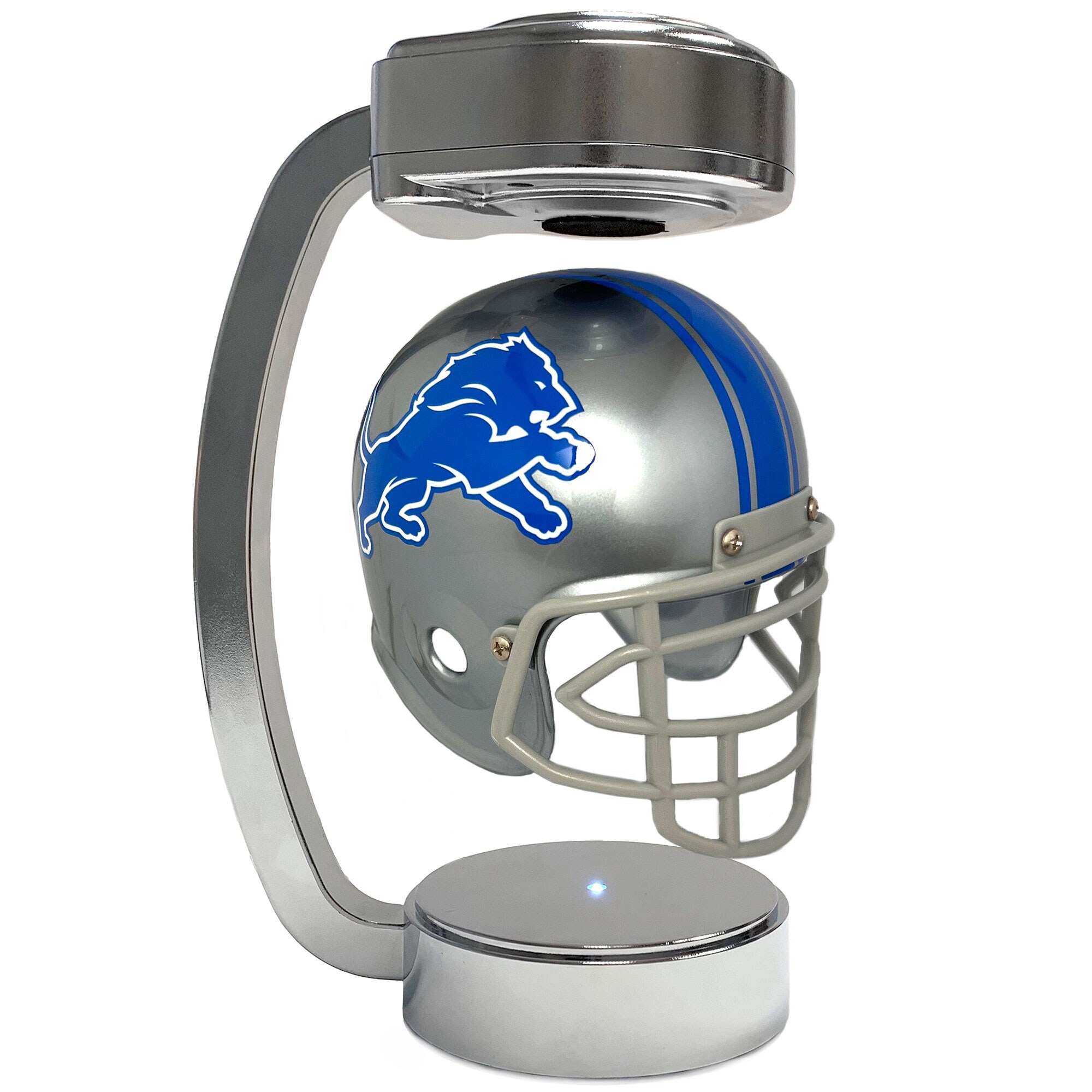 Detroit Lions Chrome Base Mini Hover Helmet