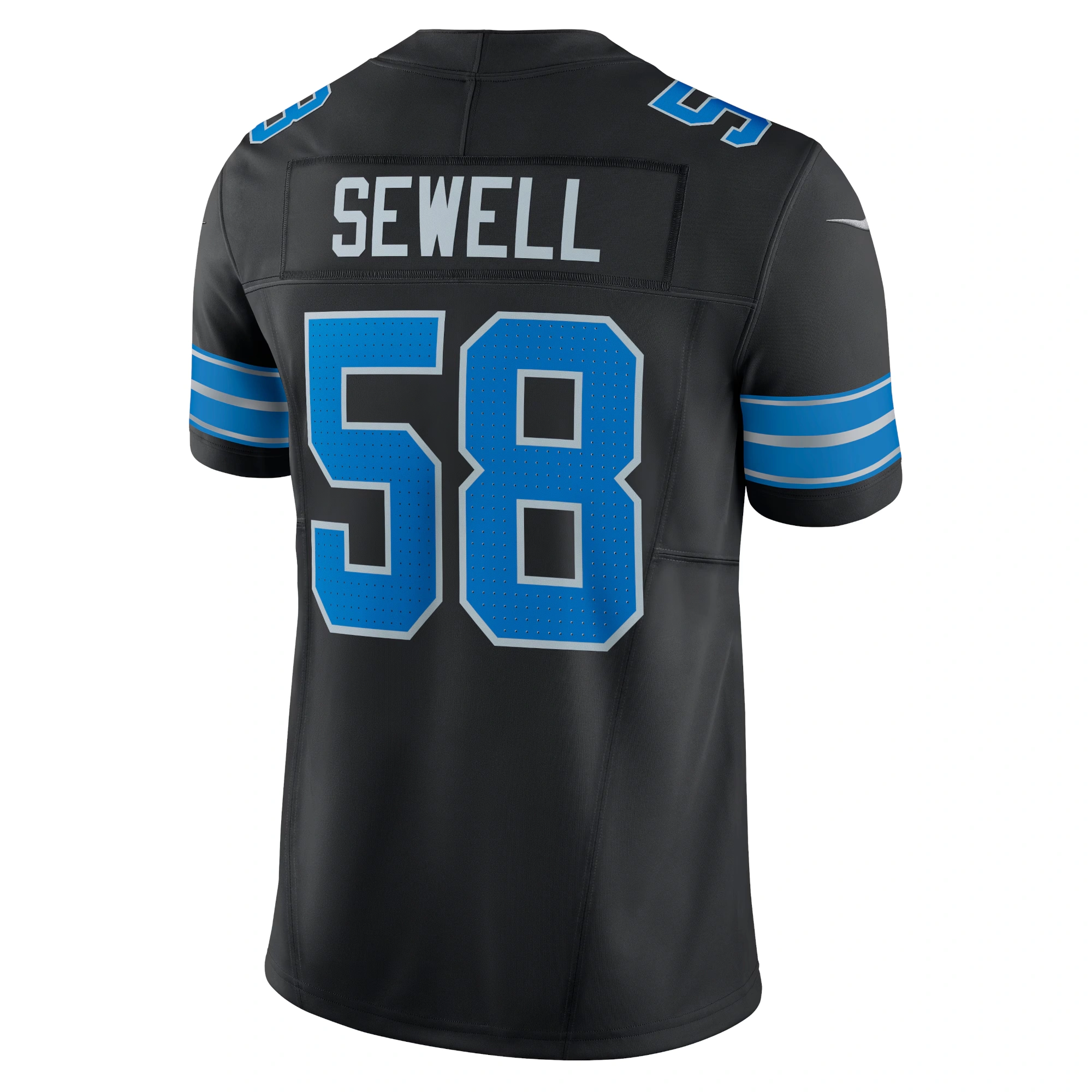 Men's Nike Penei Sewell Black Detroit Lions Vapor F.U.S.E. Alternate Limited Jersey 3 Men's Nike Penei Sewell Black Detroit Lions Vapor F.U.S.E. Alternate Limited Jersey