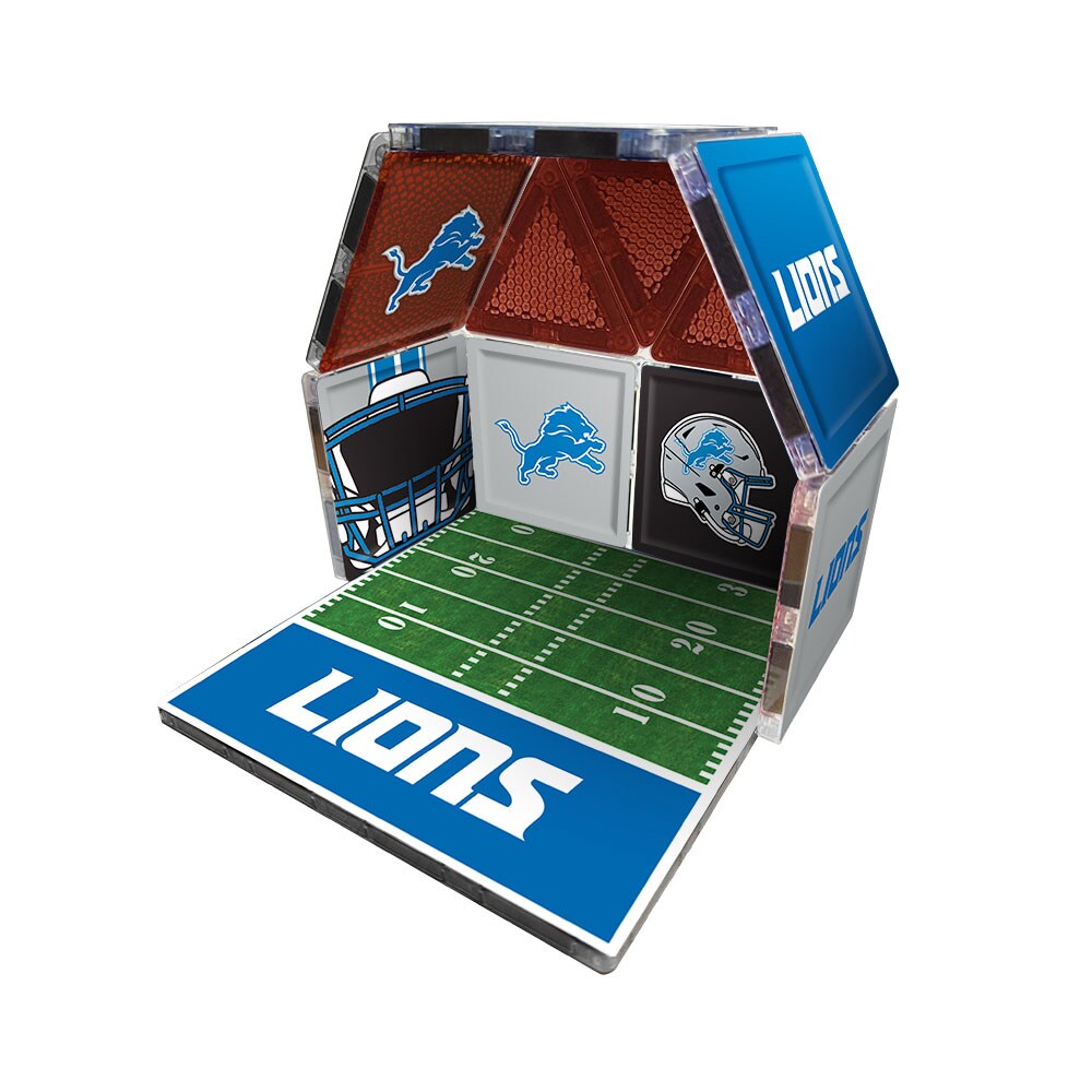 Detroit Lions 17-Piece Fan Tile Set 4 Detroit Lions 17-Piece Fan Tile Set