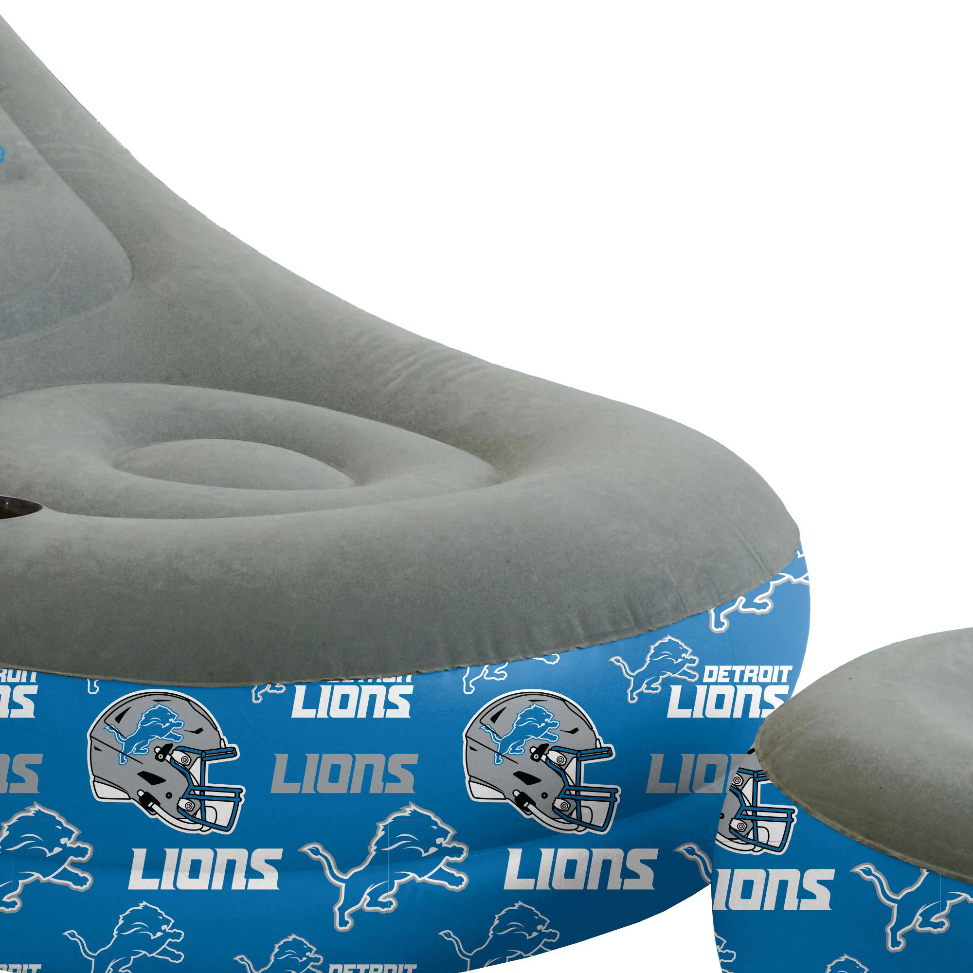 Pegasus Detroit Lions Tonal Logo Inflatable Chair & Ottoman