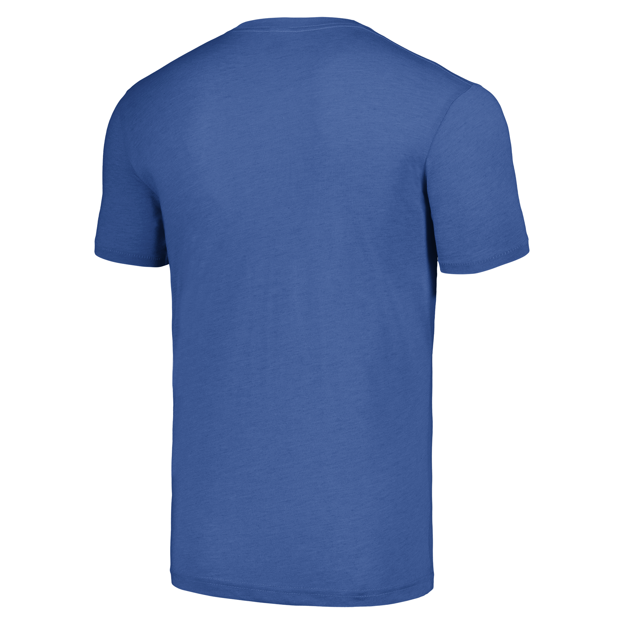 Unisex Homage Barry Sanders Blue Detroit Lions Caricature Retired Player Tri-Blend T-Shirt