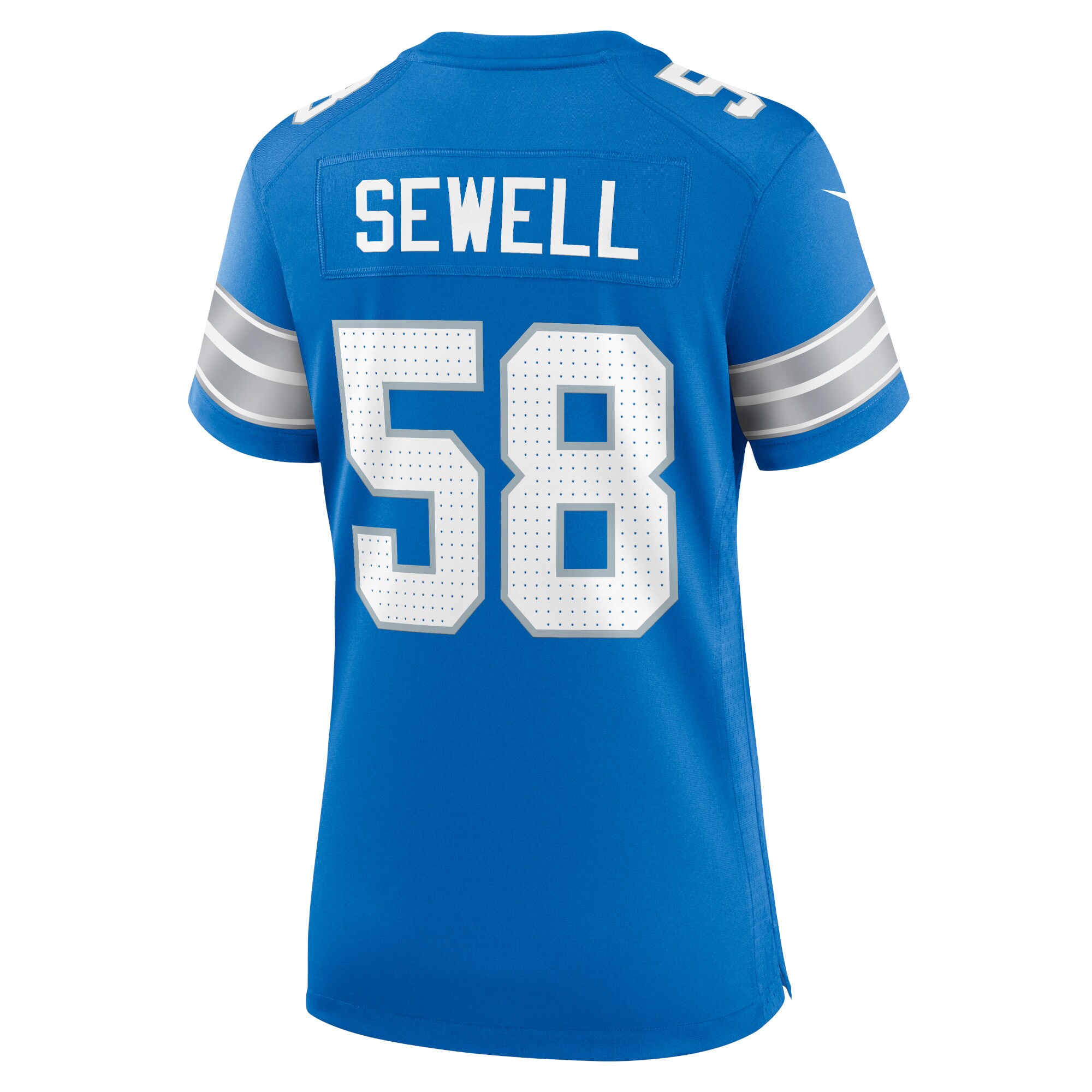 Women's Nike Penei Sewell Blue Detroit Lions Game Jersey 3 Women's Nike Penei Sewell Blue Detroit Lions Game Jersey