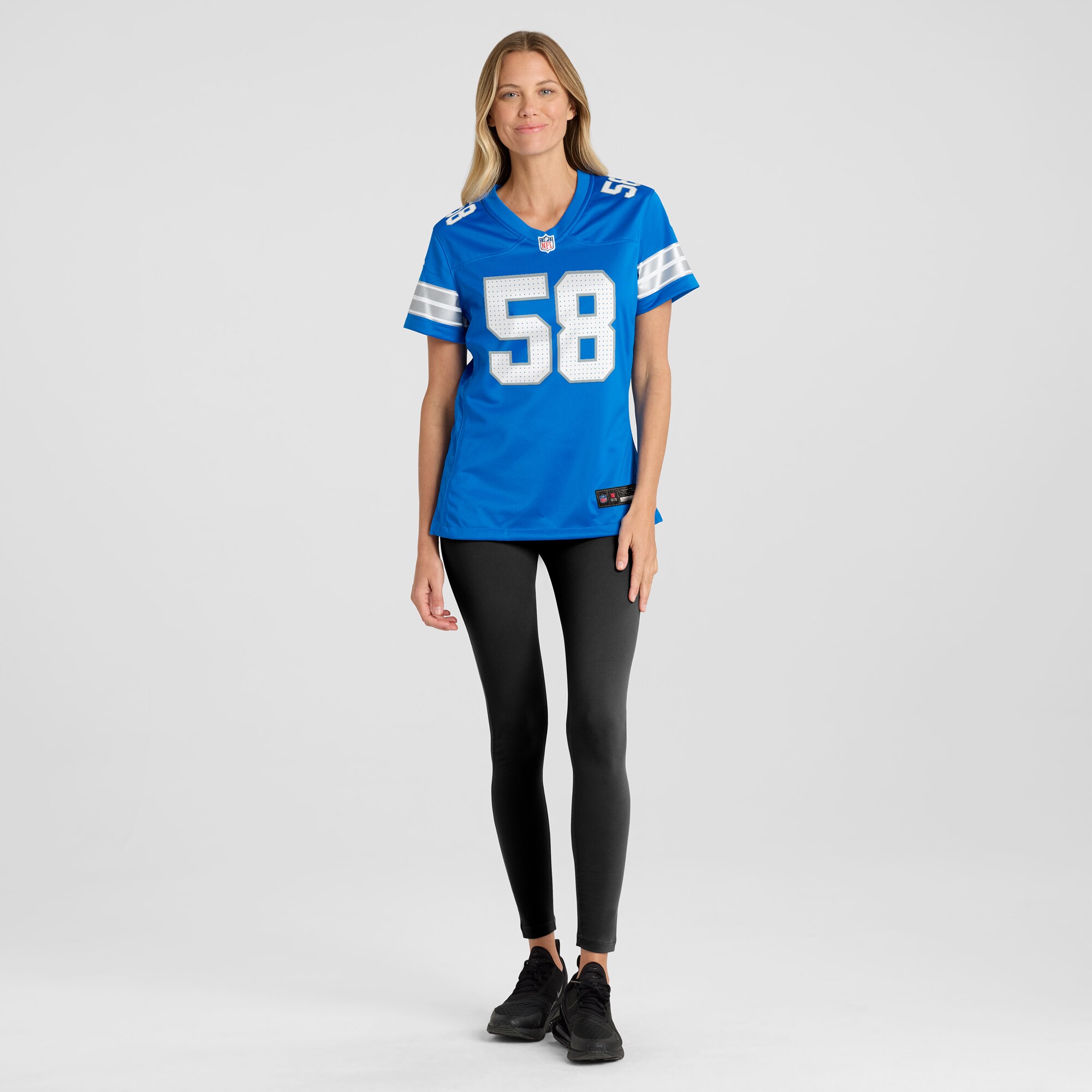 Women's Nike Penei Sewell Blue Detroit Lions Game Jersey 4 Women's Nike Penei Sewell Blue Detroit Lions Game Jersey
