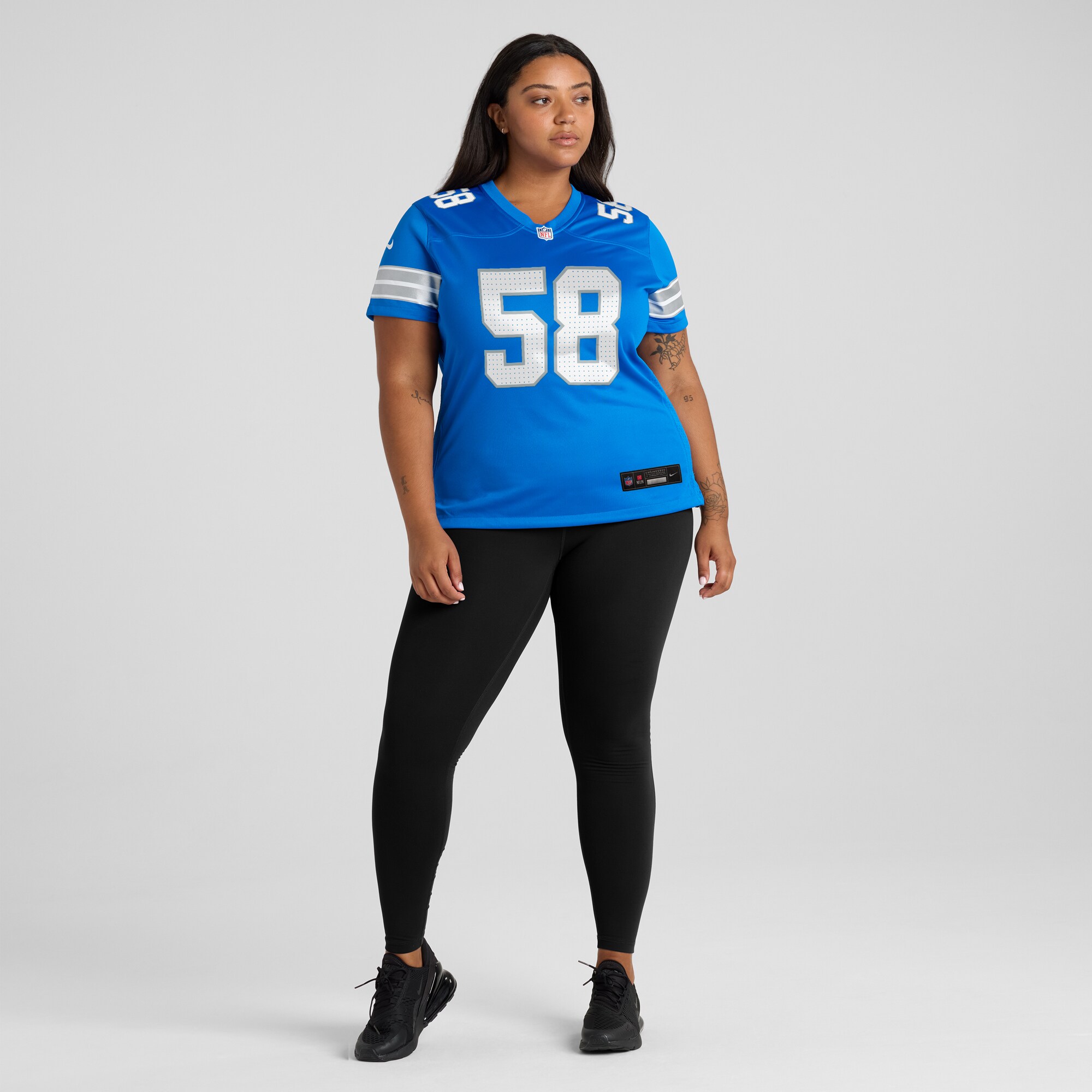 Women's Nike Penei Sewell Blue Detroit Lions Game Jersey 6 Women's Nike Penei Sewell Blue Detroit Lions Game Jersey