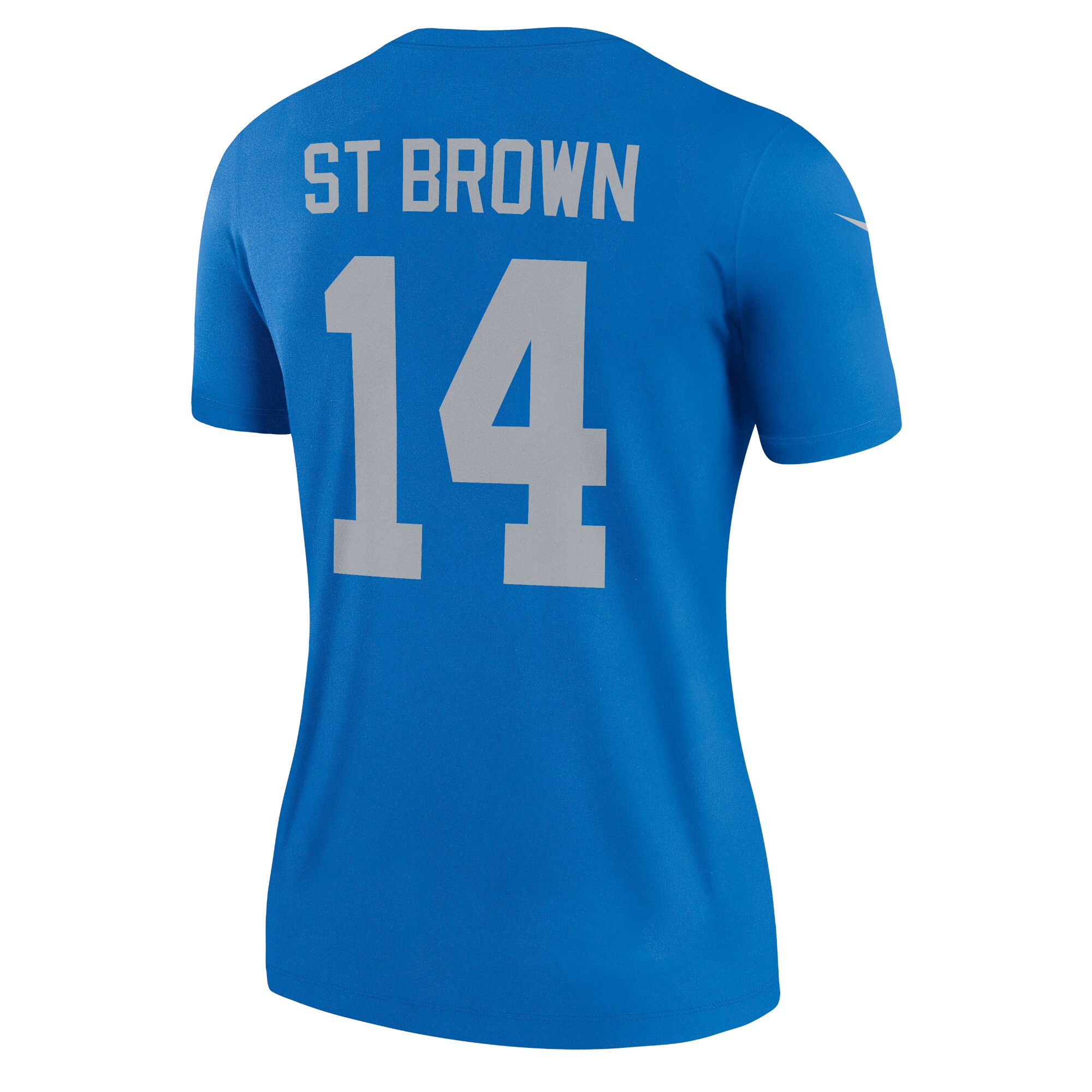 Women's Nike Amon-Ra St. Brown Blue Detroit Lions Alternate Legend Player Performance Top 3 Women's Nike Amon-Ra St. Brown Blue Detroit Lions Alternate Legend Player Performance Top